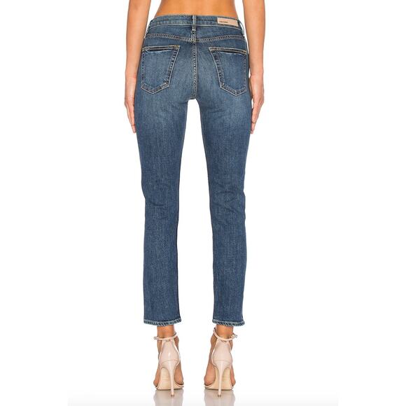 Grlfrnd 24 Naomi High Rise Stretch Skinny Jean American Pie Wash Cotton Ankle - Picture 13 of 13